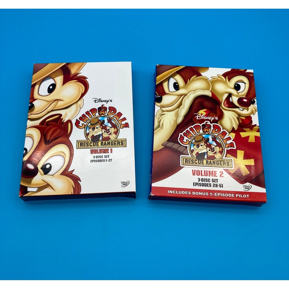Disney's Chip N Dale Rescue Rangers DVD Box Sets Volumes 1 & 2 - Episodes 1 - 51